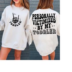 personally victimized by my toddler svg, toddler svg, funny toddler svg, toddler shirt svg, retro svg, groovy svg, subli