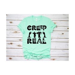 creep it real svg, happy halloween svg, halloween svg, halloween door sign svg, halloween door hanger svg