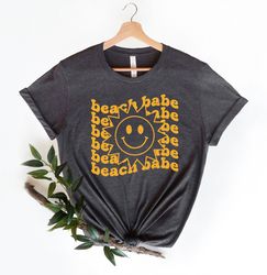 beach babe shirt png, summer shirt png, beach shirt png, beach babe retro summer shirt png, beach vibes shirt png summer