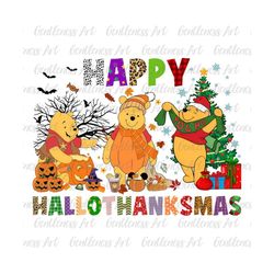 happy hallothanksmas png, halloween png, christmas png, thanksgiving png, sublimation design downloads, christmas mouse png