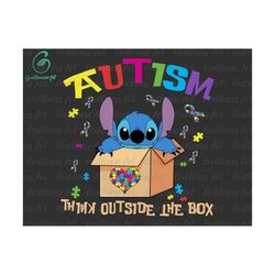 think outside the box svg, autism awareness month, autism proud svg, be kind svg, puzzle piece svg