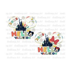 hello vacation 2023 svg, vacay mode svg, family vacation svg, magical kingdom svg, svg, png files for cricut sublimation