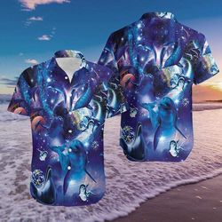 order hawaiian aloha shirts galaxy dolphins
