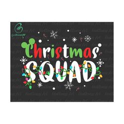 christmas squad svg png, xmas svg, christmas snow svg, christmas light svg, holiday season svg, christmas gift svg