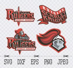 rutgers scarlet knights svg,png,eps c cricut design template stencil vinyl decal tshirt transfer iron o