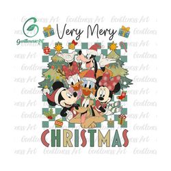 very merry christmas, mouse and friends svg, christmas squad svg, christmas friends svg, xmas holiday svg