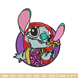 sally stitch embroidery, sally stitch halloween embroidery, cartoon design, embroidery file, digital download.