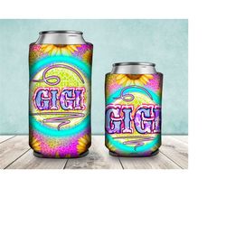 western gigi can cooler png sublimation design, gigi can holder, western gigi  12oz. can cooler template, can cooler sublimation png