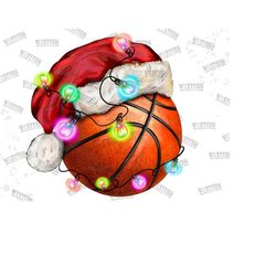 christmas baseball ball sublimation png, basketball christmas, basketball png, christmas basketball ball santa hat png, basketball santa hat