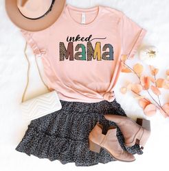 Inked Mama Shirt PNG, Inked T Shirt PNG, Mom Tattoo Shirt PNG, Leopard Mama Shirt PNG, Mom Life Shirt PNG, Mama Shirt PN