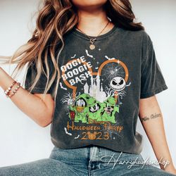 disney oogie boogie bash 2023 comfort colors shirt png, mickey donald goofy oogie boogie shirt png, halloween shirt png,