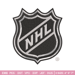 national hockey league logo embroidery, nhl embroidery, sport embroidery, logo embroidery, nhl embroidery design.