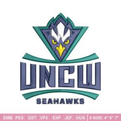 nc wilmington seahawks embroidery, nc wilmington seahawks embroidery, embroidery file, sport embroidery, ncaa embroidery