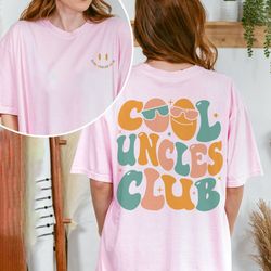 cool uncles club shirt, new uncle shirt, cool uncle tshirt, uncle shirts, uncle gift, baby announcement shirt