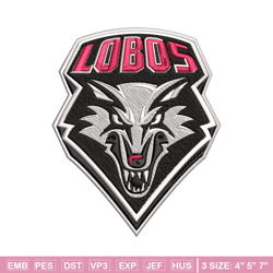 new mexico lobos embroidery, new mexico lobos embroidery, embroidery file, sport embroidery, ncaa embroidery.