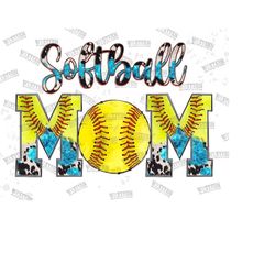 softball mom png, softball heart png, softball mama png, softball clipart, transparent png file for sublimation, softball mama png