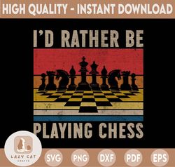 i'd rather playing chess png, chess png, chess player png digital download