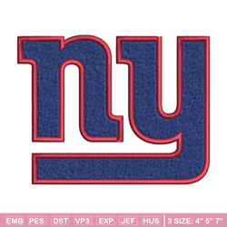 new york giants logo embroidery, nfl embroidery, sport embroidery, logo embroidery, nfl embroidery design