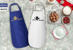 personalized head chef apron, baker women gift, custom name apron, aprons for couples, baking kitchen apron for men, gri