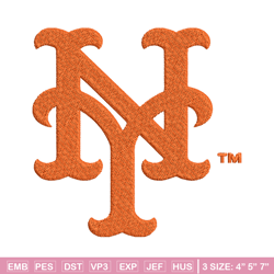 new york mets logo embroidery, mlb embroidery, sport embroidery, logo embroidery, mlb embroidery design.