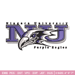 niagara purple eagles embroidery, niagara purple eagles embroidery, logo sport, sport embroidery, ncaa embroidery.