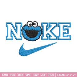 nike blue cartoon embroidery design, nike embroidery, brand embroidery, embroidery file, logo shirt, digital download.