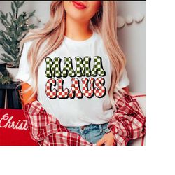 mama claus png, christmas png, cute christmas shirt digital design, retro christmas png, christmas, retro christmas subl