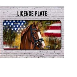 horse license plate png, america png, camouflage american plate, license plate sublimation template, horse png, license