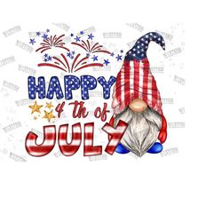 happy 4th of july gnome sublimation png, american gnome png, patriotic gnomes png, gnome graphics, sublimation gnome ima