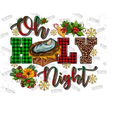 oh holy night png, merry christmas png,christmas png,glitter christmas png, oh holy nighty,holy png,sublimation design,d