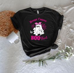breast cancer boo shirt png,halloween cancer gifts,cancer ghost tee, breast cancer survivor tshirt png,halloween cancer