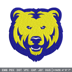 northern colorado bears embroidery design, northern colorado bears embroidery, sport embroidery, ncaa embroidery.