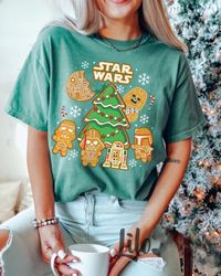 Star Wars Christmas T shirt Gingerbread Cookies Galactic Empire