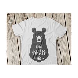 baby bear svg baby bear svg file baby bear svg files baby svg baby bear cricut files silhouette files t- shirt designs newborn svg new baby