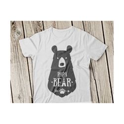 papa bear svg papa bear svg files family bears svg file papa svg family bear svg files cricut files svg cricut file silhouette cut files