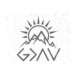 god is greater than the highs and lows svg god is greater svg god svg christian svg religious svg mountain religious svg sun svg silhouette