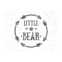 little bear svg little bear svg file baby bear svg baby bear svg file family bear svg family svg little bear svg cricut baby silhouette cut