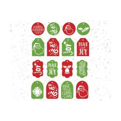 christmas label svg gift tags svg christmas tags svg christmas labels svg, christmas banner svg scallop svg labels silhouette studio cricut