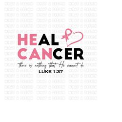 breast cancer awareness svg - he can - cricut/ silhouette cut files  instant download