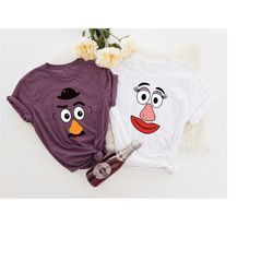 mr potato and mrs potato head matching couple shirt gift for thanksgiving, fall family matching shirt, funny matching th
