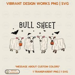 bull sheet svg, png | black svg | instant download | high quality | vector | trendy | digital files | cute halloween svg