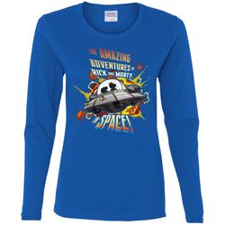 rick and morty amazing adventures in space women long sleeve shirt