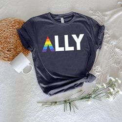 ally tshirt png, pride month gifts, lgbt ally shirt pngs, trans ally tee, lgbtq flags ally shirt png, gay lesbian suppor