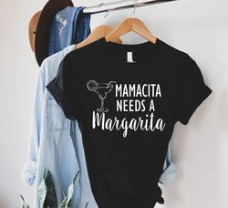 mamacita needs a margarita tshirt png, gift for mom, margarita shirt png, mom drinking tee, cinco de mayo margarita tshi