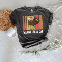 meow im a cat shirt png, blessed gift, turkey cat tee, funny thanksgiving tshirt png,thankful family t-shirt png,fall vi