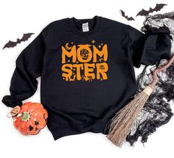 momster sweatshirt png, mom gifts for halloween, spooky mama sweater, scary mommy sweatshirt pngs, spider  women clothin