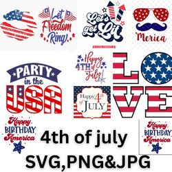 4th of july art logo template , t-shirt svg design, cap svg design , svg sticker download