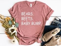 Bears Beets Baby Bump Shirt Png, Pregnancy Announcement, Baby Shower Gift, The Office, Dwight Schrute, Mommy To Be Shirt