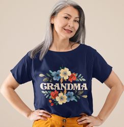 floral grandma shirt png, grandma shirt png, great grandma shirt png, grandma gift, girt for grandma, grandma, grandma t