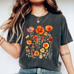 flower shirt png, gift for her, flower shirt png aesthetic, floral graphic tee, floral shirt png, flower t-shirt png, wi